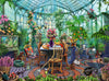 Ravensburger 500 Piece Jigsaw Puzzle - Greenhouse Mornings, Handcrafted Cardboard, Multi Color, Model 12000207, Made in Germany