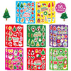 Christmas Stickers For Kids, Merry Christmas Theme Stickers Non-Repeating, Xmas Winter Holiday Party Stickers, Christmas Goodie