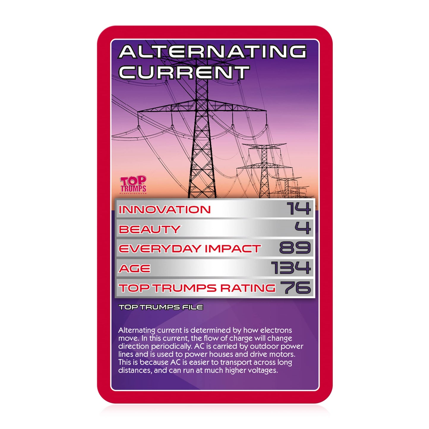 Top Trumps Card Game Electricity And Magnetism - Family Games For Kids And Adults - Learning Games - Kids Card Games For 2 Players And More - Kid War Games - Card Wars - For 6 Plus Kids