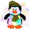 Cuteoy Penguin Led Stuffed Animal Light-Up Plush Birthday Christmas Plushies Toy Gifts For Kids Toddler Girls, 11'