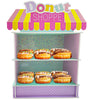 4Es Novelty Donut Stand for Donut Birthday Party Supplies & Decorations, Cupcake Stand Dessert Table Centerpiece