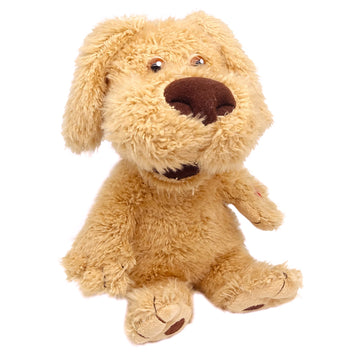 Relsy Talking Tom and Friends Talking Ben 10 Inch Plush Toy - Interactive Talkback, Cute Gray Black White Stuffed Animal for Kids