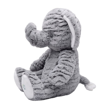 Premium, Soft Stuffed Animal Toy For Babies, Infants And Toddlers, Little Me Grey Plush Elephant (10 Inch Sitting)