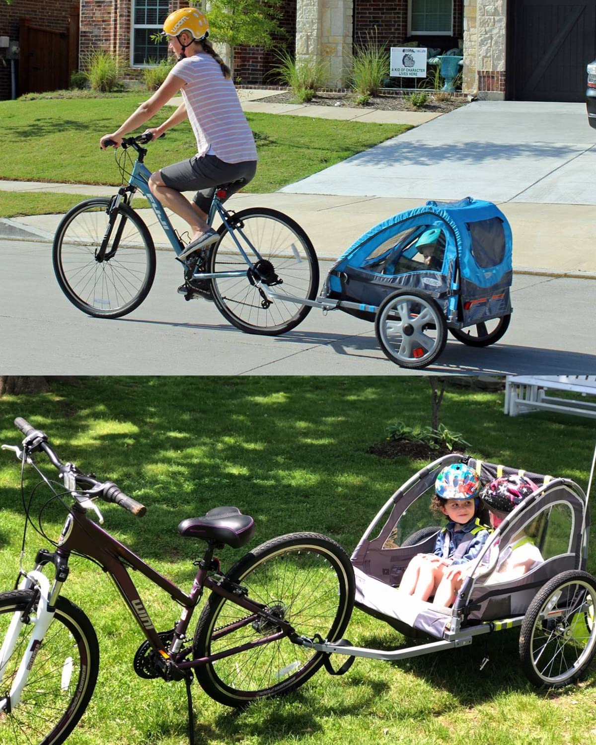 Bike Bicycle Trailer Coupler Steel Angled Elbow for Instep & Schwinn Bike Trailers (2 Pack Coupler)