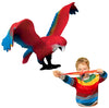 Rep Pals - Parrot, Stretchy Toy from Deluxebase. Super Stretchy Animal replicas That Feel Real, Great for Kids