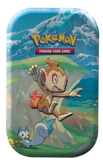 Pok  Mon Tcg: Sinnoh Stars Mini Tin - Chimchar, Pachirisu (2 Booster Packs & 1 Pok  Mon Art Card),Multicolor