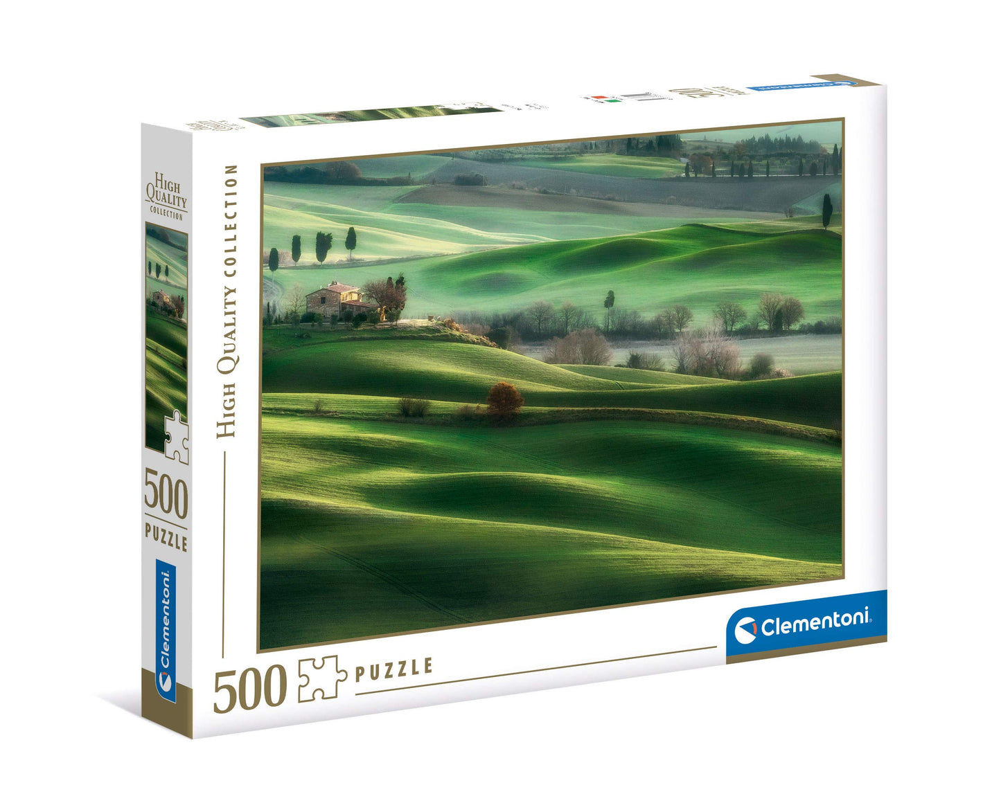 Clementoni Collection 35098, Tuscany Hills Puzzle For Children And Adults, 500 Pieces, Ages 10 Years Plus, Multi Coloured