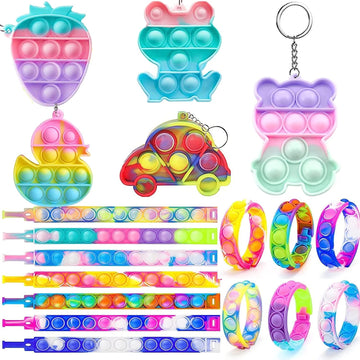 109 Pcs Party Favors For Kids 4-8, Pop Fidget Toys, Goodie Bag Stuffers, Treasure Box Toys For Classroom, Carnival Prizes, Pinat