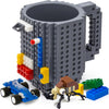 Toyamba Build-On Brick Mug Bpa-Free Funny Coffee Mug With 3 Packs Of Building Bricks, Funny Cups For Kids - Creative Building Bl
