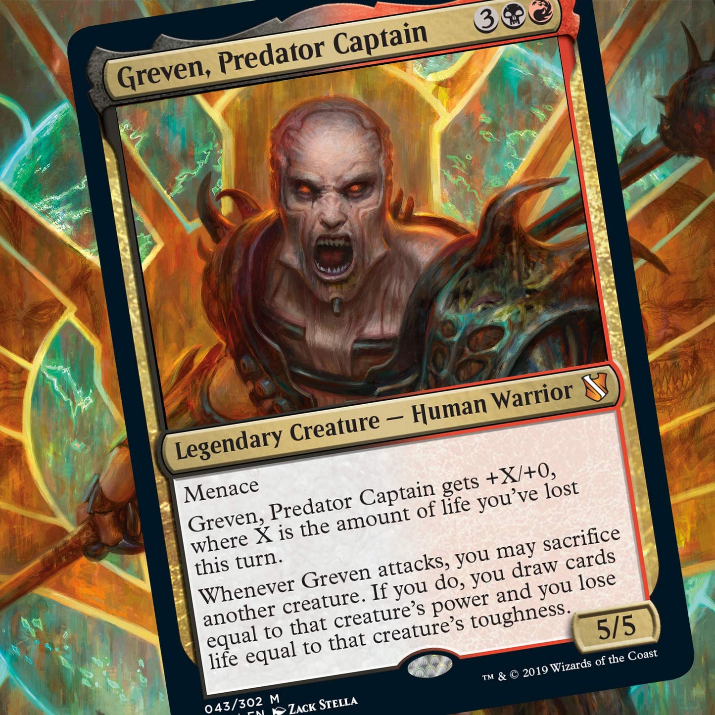 Magic: The Gathering Commander 2019 Merciless Rage Deck | 100-Card Ready-To-Play Deck | 3 Foil Commanders | Factory Sealed