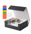 Newloop Trading Card Storage Box - 2400+ Card Deck Case For Magic The Gathering Pokemon Yugioh Sports Cards, Leather Mtg Command