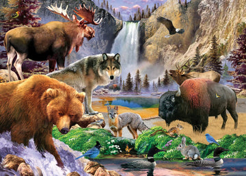 MasterPieces 500 Pieces Jigsaw Puzzle for mature-themeds Family Or Youth - Yellowstone National Park - 15x21