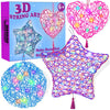 Beilunt Art and Crafts for Kids Ages 6-8, 3D String Art Kits for Girls Christmas Birthday Gifts, Crafts for Girls 8-12, Make Lan