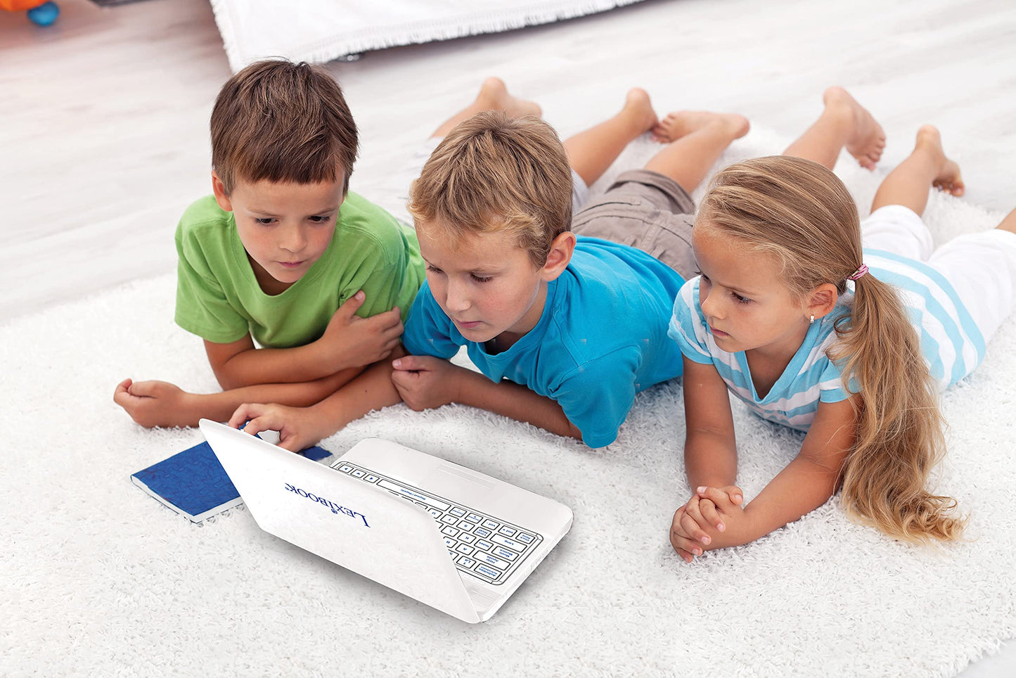Lexibook - Educational And Bilingual Laptop Spanish/English - Toy For Children With 124 Activities To Learn Mathematics, Dactylography, Logic, Clock Reading, Play Games And Music - Jc598I2