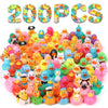 200 Pack Rubber Ducks In Bulk, Jeep Ducks For Ducking, Ducks For Jeeps Assorted, Bath Toys Floater Duck For Kids, Baby Showers Accessories Party Favors
