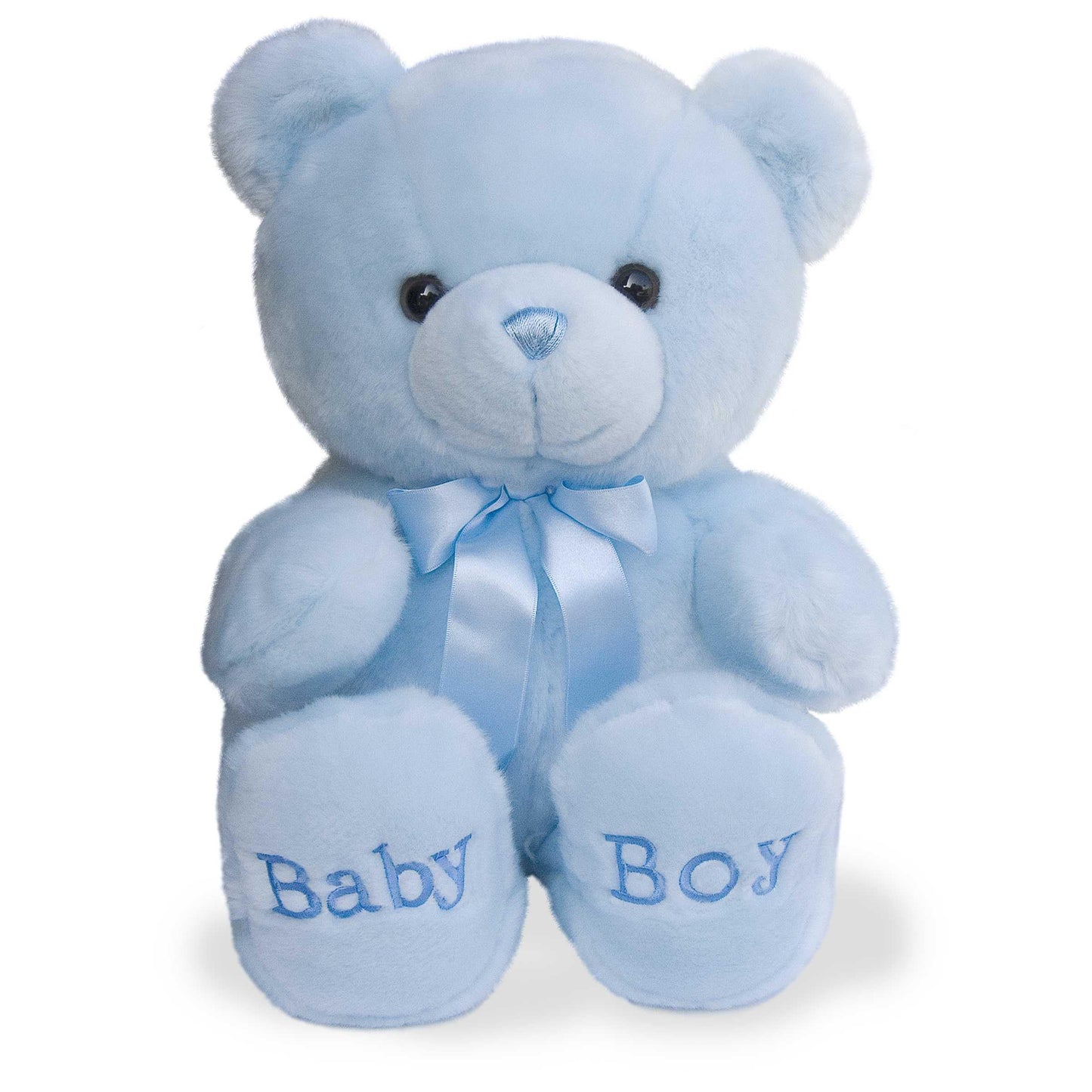 Aurora® Snuggly Comfy™ Bear Baby Stuffed Animal - Comforting Companion - Imaginative Play - Blue 18 Inches