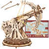 Rokr Diy Wooden Catapult Kit-3D Wooden Puzzle For Adults-Wood Ballista Model Building Kit-Stem Gift For Boys And Girls