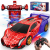 Spider Transform RC Cars Toys with Eye & Underbody Lights, 2.4GHz Remote Control Car One-Button Deformation, Fast 360Rotation Ro