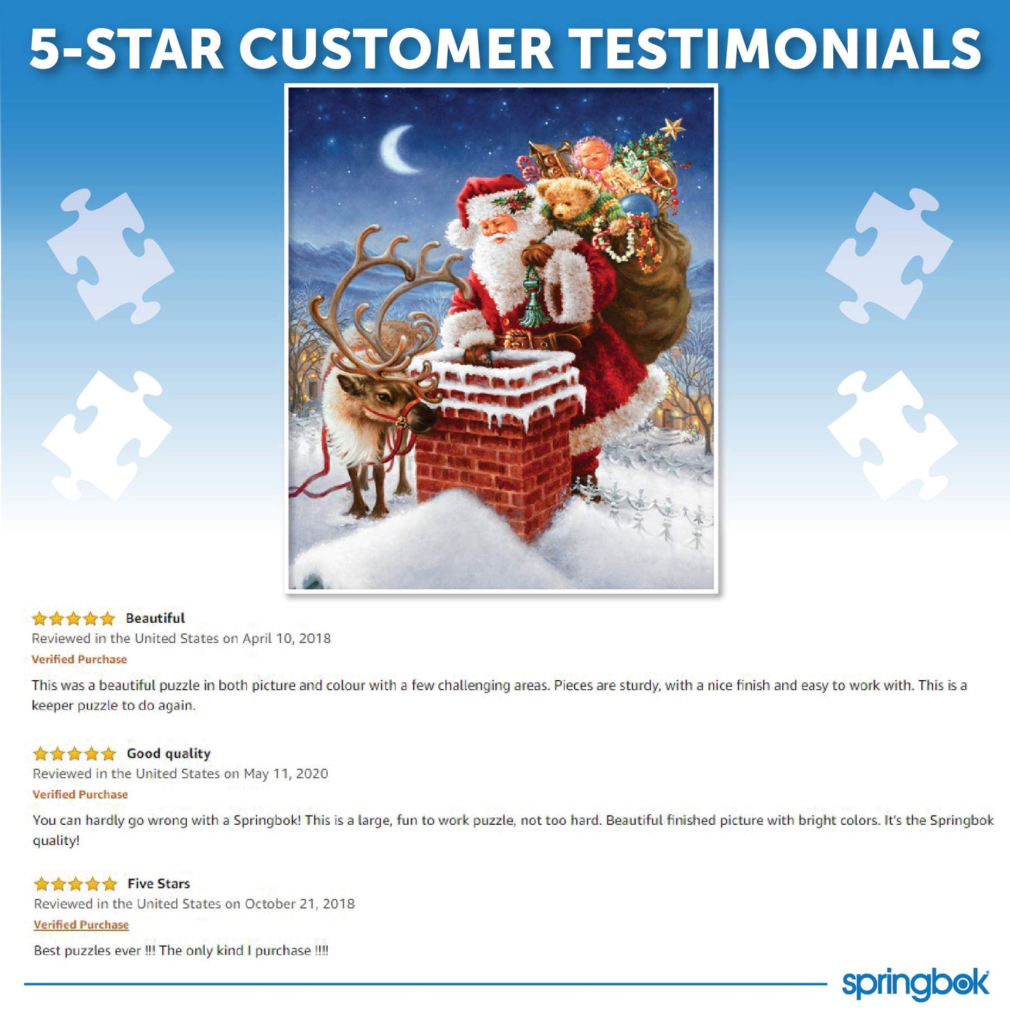 Springbok Puzzles - Special Delivery - 500 Piece Jigsaw Puzzle - Large 23.5 Inches By 18 Inches Puzzle - Made In Usa - Unique Cut Interlocking Pieces