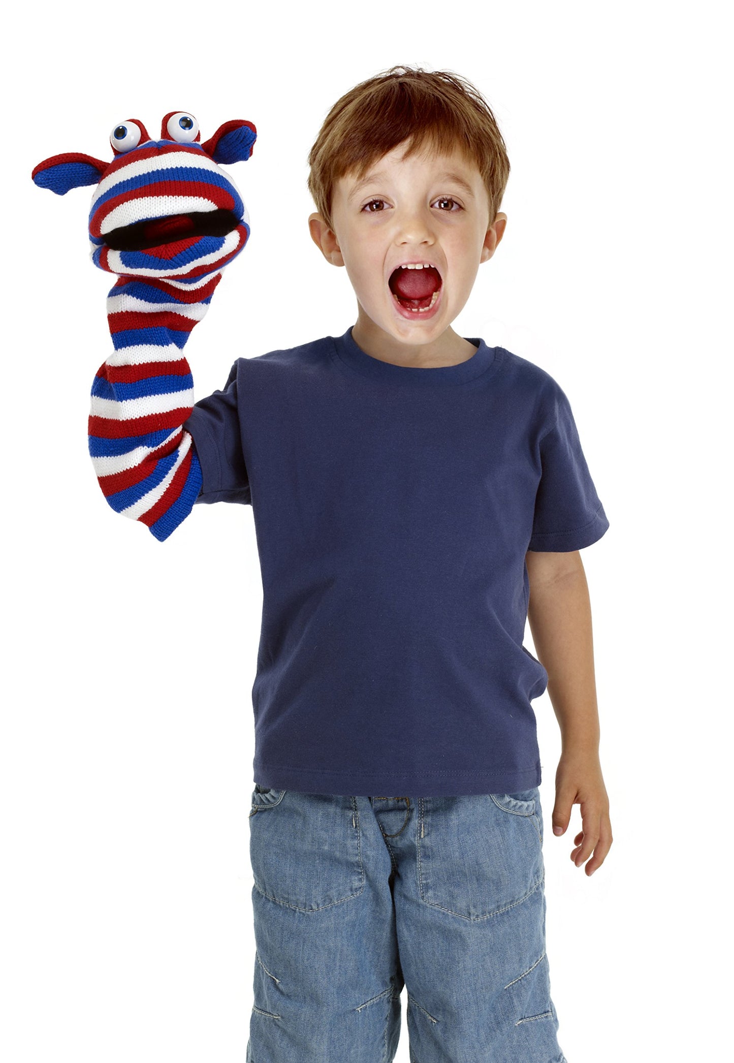 The Puppet Company - Knitted Puppet - Jack, 15 Inches