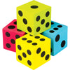 Teacher Created Resources Jumbo Foam Dice 4-Pack, Model 20810, Unique Size, Colorful Design