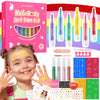 Kids Makeup Sets for Girls Nail & Body Art Pens Kits, 27Pcs Washable Temporary Tattoo Pen Sets, Cosmetic Party,Girls Makeup Kits