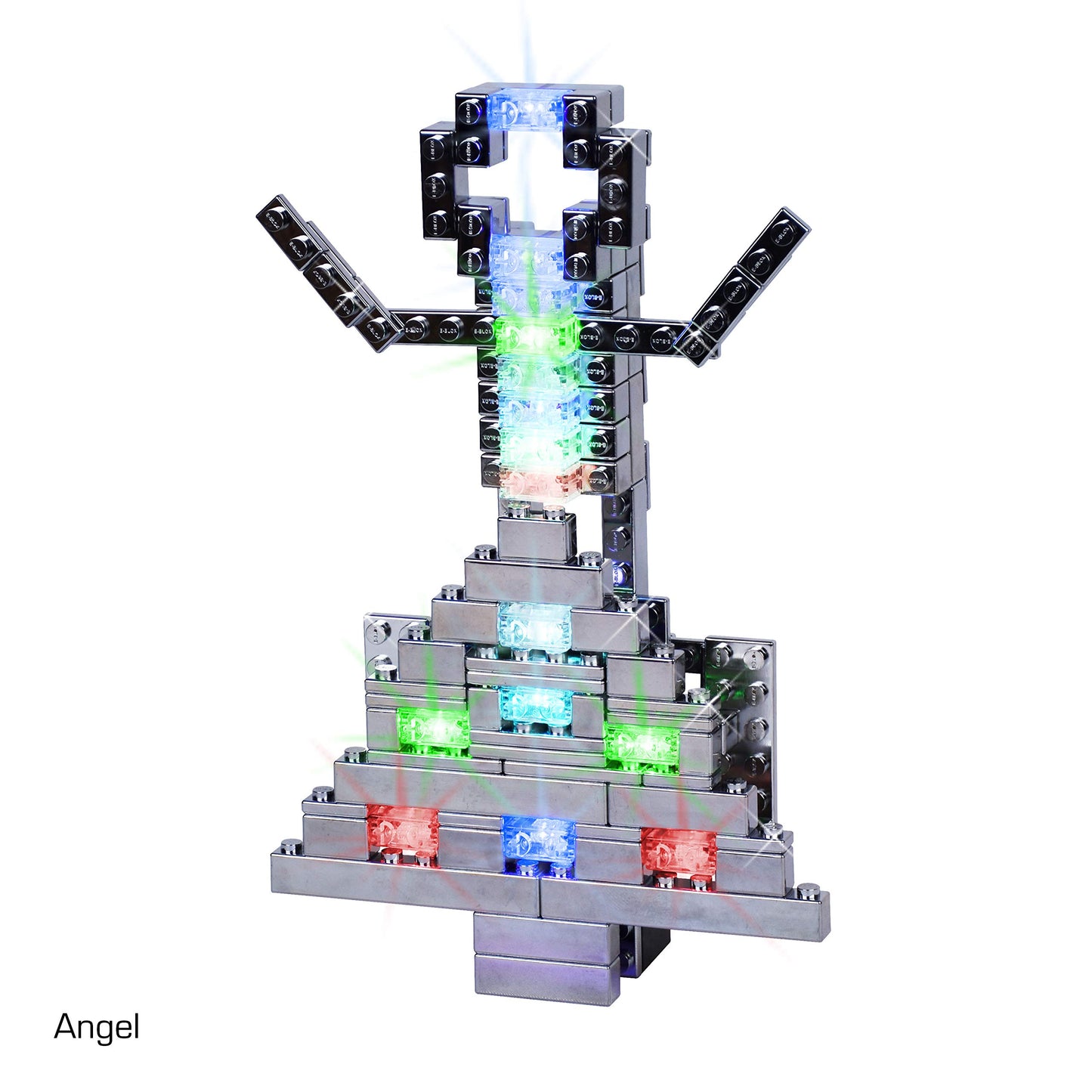E-Blox Power Blox Builder - Advanced Kit 3D Led Light-Up Building Blocks Toys Set For Kids Ages 8+