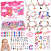 SUZUTOY Bracelet Making Kit for Girls, Unicorns Gifts for Girls, Arts and Crafts for Kids Ages 4 5 6 7 8 9 10 11, Gifts Toys for