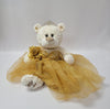 Kinnex Collections Since 1997 20' Quince Anos Quinceanera Last Doll Teddy Bear With Dress (Centerpiece) ~ Arc16831-6 (Gold)
