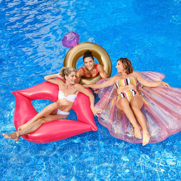 Weddingstar Giant Inflatable Pool Float Toy - Iridescent Seashell