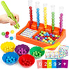 Aizweb Counting And Color Sorting Toys For Toddlers, Montessori Toys Preschool Kindergarten Learning Activities,Stem Math Manipulatives Matching Games Educational Learning Fine Motor Skills