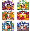 Funrous 48 Pcs Picture Frame Craft Kits Halloween Paper Cartoon Theme Photo Frame DIY Art Craft Kits for Kindergarten Preschool