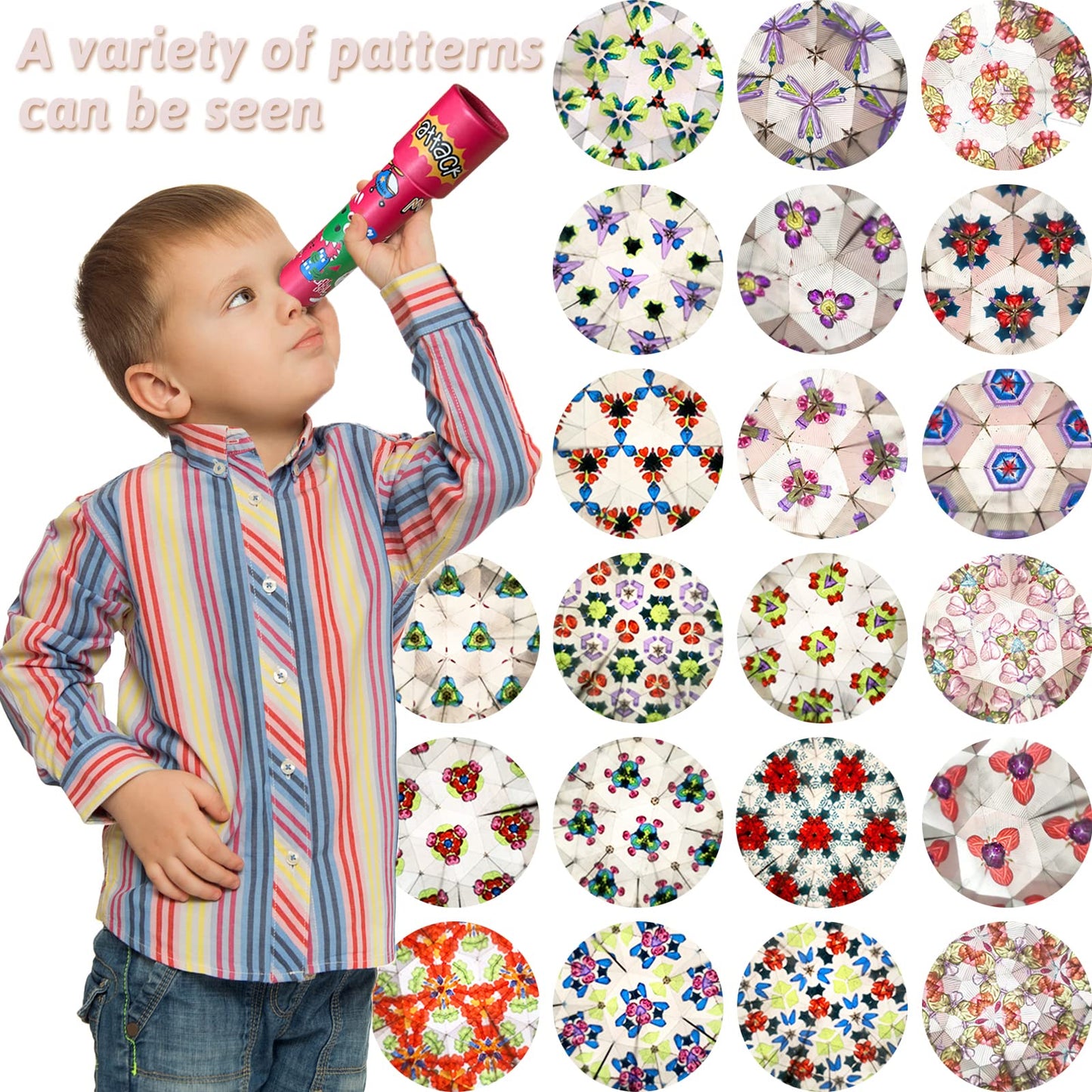 Juuxncgv 20 Pcs Classic Retro Kaleidoscope Toys,Cute Educational Kaleidoscope Toy For Goodie Bag Stuffers,Kids,Party Favors,Birthday Returns Gifts, School Carnival Prizes,Classroom Prizes