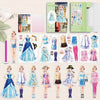Generic Magnetic Princess Dress Up Paper Doll, Magnet Dress Up Games, Play Travel Playset Toy Magnetic Dress Up Dolls And Pretend For Girl (Lea), Medium