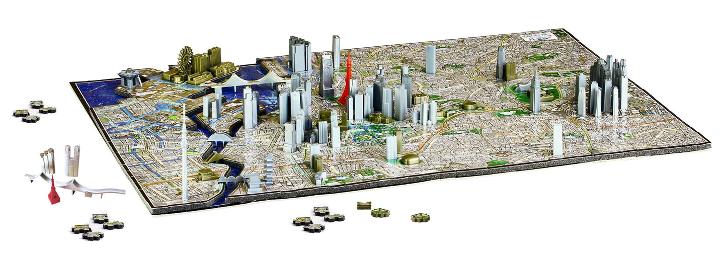 4D Cityscape Tokyo Time Puzzle - 3D City Model Building Kit for Ages 14+ - Fun Educational Gift for Puzzle Lovers