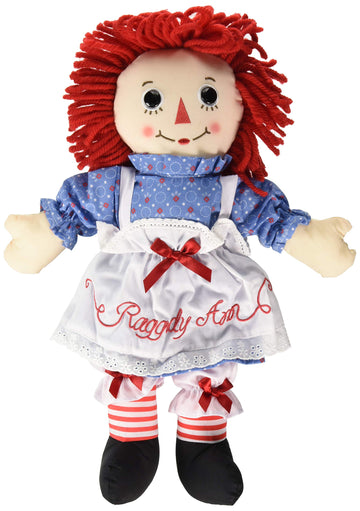 Aurora Bundle of 2 Classic 16 Raggedy Ann & Andy Dolls - Multi-color Soft Plush Toys for Kids