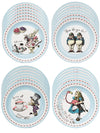 Talking Tables Alice in Wonderland Plates - Disposable Tableware for Mad Hatters Tea Party Supplies, Birthday, Baby Shower, Wor