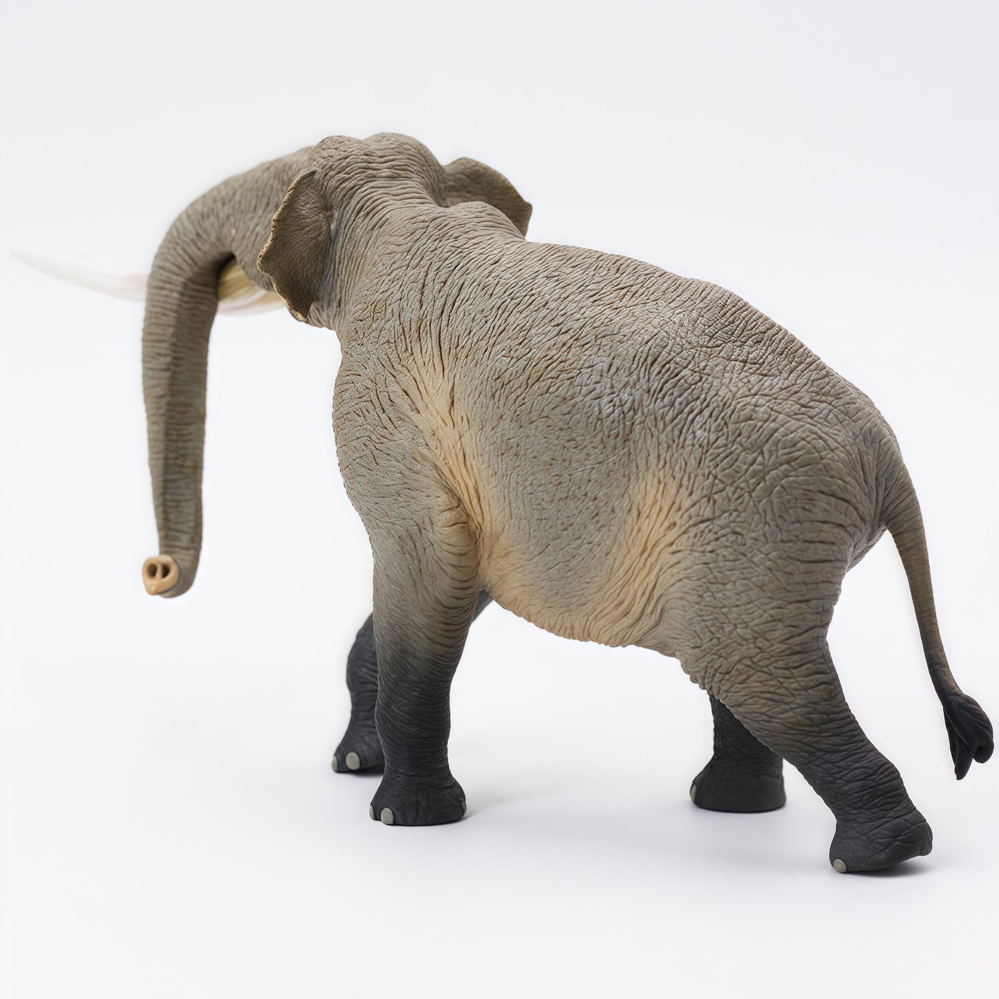 Gemini&Genius African Elephant Action Figure Toy, Stegodon Figurine Wild Animal Toy, Beautiful And Accurate Sculptures Of Elephant Animal Toy, Gift, Collection, Display & Play For Kids Collectors