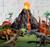 Toysxyin Volcanic Eruption Dinosaur Dinosaur Toys With Simulation Volcano For Kids 3-12 Years, Realistic Dino Figures & Large Pl