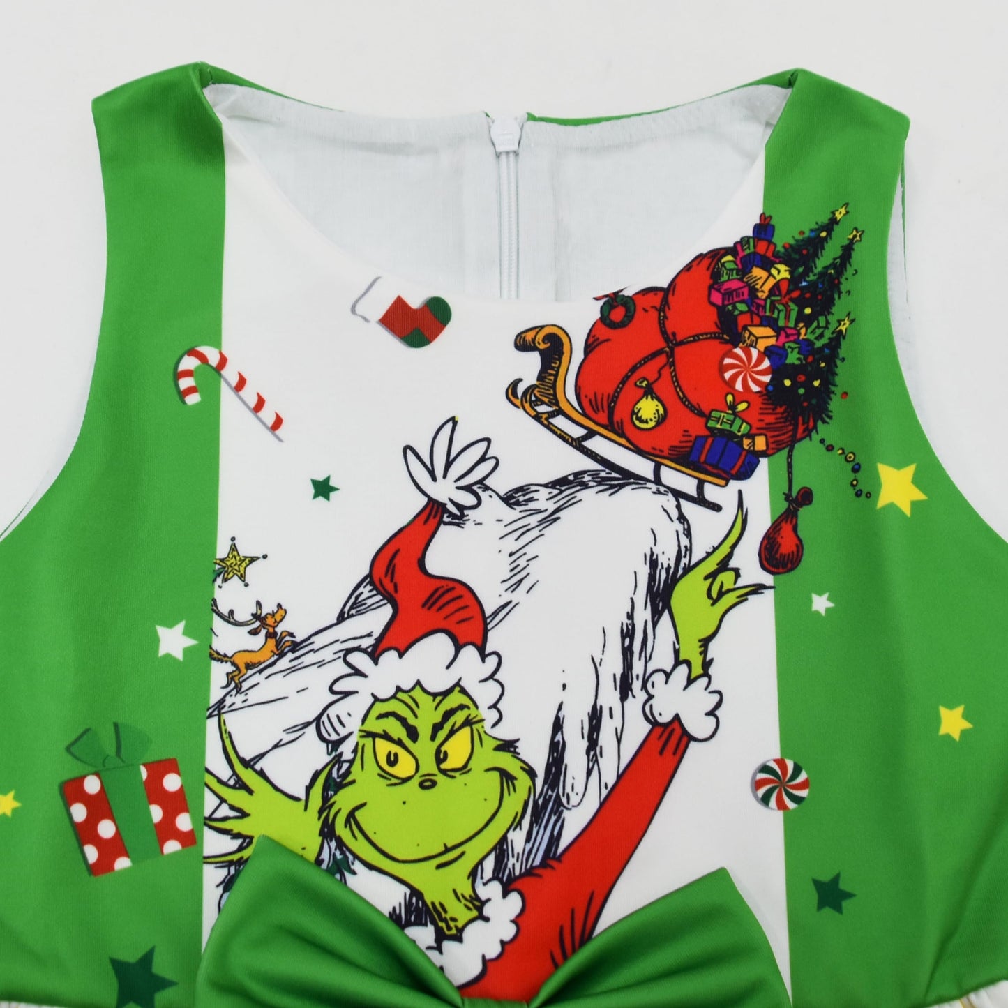 Maturead Kids Girls Dress Sleeveless Cartoon Casual Dress Halloween Christmas Party Dress