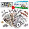 Simply magic 57 PCS Jumbo Magnetic Money - Large Play Money for Kids for Learning, Pretend Money for Classroom Teaching, Toy Mon