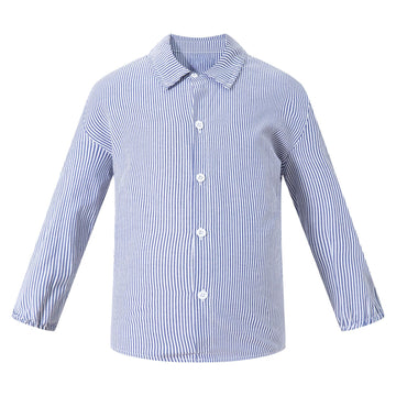 Okbebe Boys Pioneer Costume Kids Colonial Villager Costume (Blue,6-8Y)