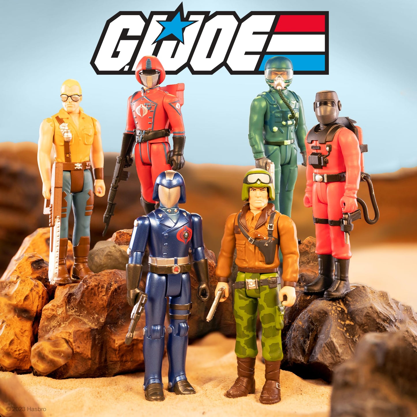 Super7 G.I. Joe Crimson Guard - 3.75' G.I. Joe Action Figure With Accessories Classic Cartoon Collectibles And Retro Toys