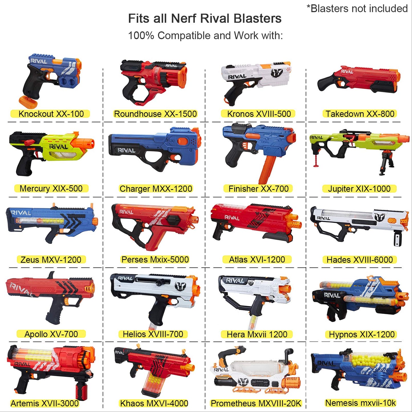 Oimio 100-Round Refill Pack For Nerf Rival