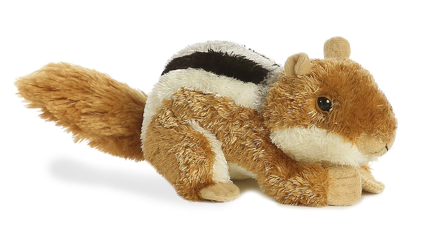 Aurora Adorable Mini Flopsie Chip Stuffed Animal, Brown, 8 Inches, Polyester, Model 30536