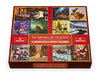 Unique Jigsaw Puzzle Advent Calendar 2024 – Collection Of Twelve 100-Piece Puzzles, 12 Days Of Xmas Holiday Countdown, Fun For Kids, Adults And Family, Licensed Artwork From 12 Well-Known Artists