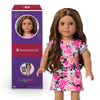 American Girl Truly Me 18-Inch Doll #117 With Brown Eyes, Dark-Brown Hair W/Highlights, Tan Skin, T-Shirt Dress, For Ages 6+
