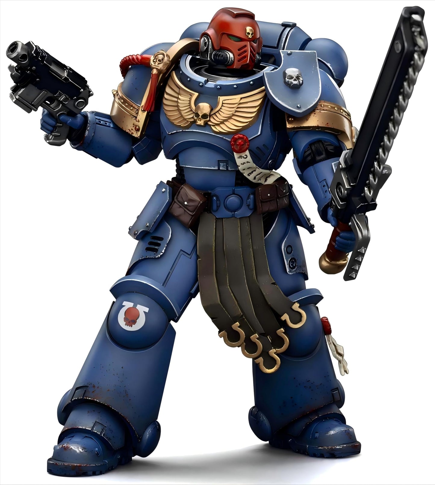 Joytoy Warhammer 40K 1/18 Action Figures - Ultramarines Sergeant Gadriel-Collectors Edition Perfect For Collectors & Decor - Ide