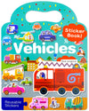 Benresive Reusable Sticker Books For Kids 2-4, Sticker Books For Toddlers 1-3, Toddler Sticker Book Age 2-4, Toddler Travel Toys Activities Crafts Gifts - Vehicle Sticker Book