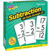 Trend Enterprises: Subtraction All Facts Through 12 Skill Drill Flash Cards, Great For Skill Building And Test Prep, Self-Checki